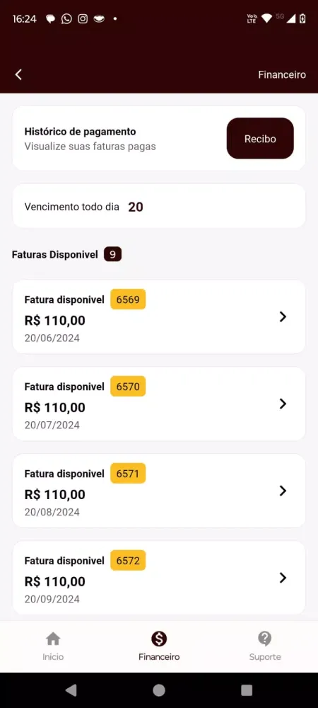 Screenshot di Alpha Telecom