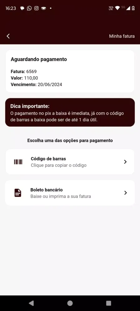 Screenshot di Alpha Telecom