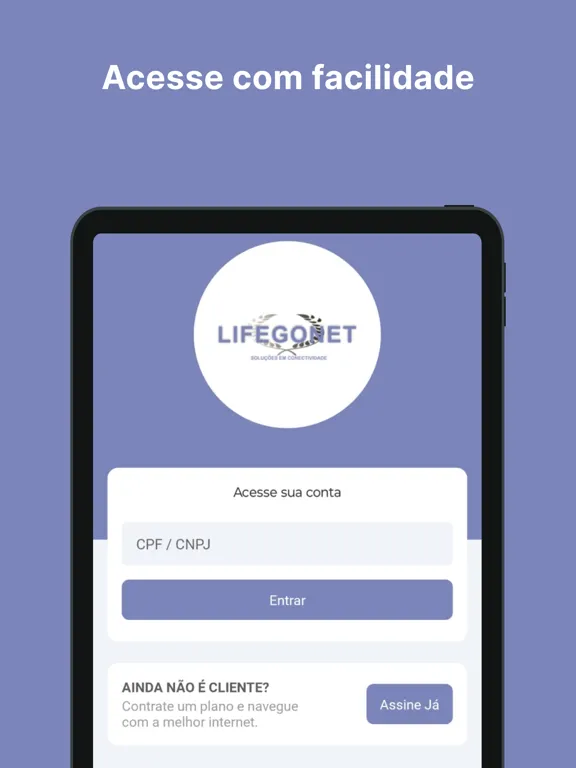 LifeGoNet Cliente iPad  Screenshots