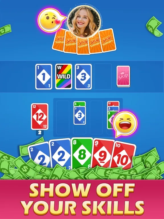 Skip Solitaire: Real Cash Game iPad  स्क्रीनशॉट