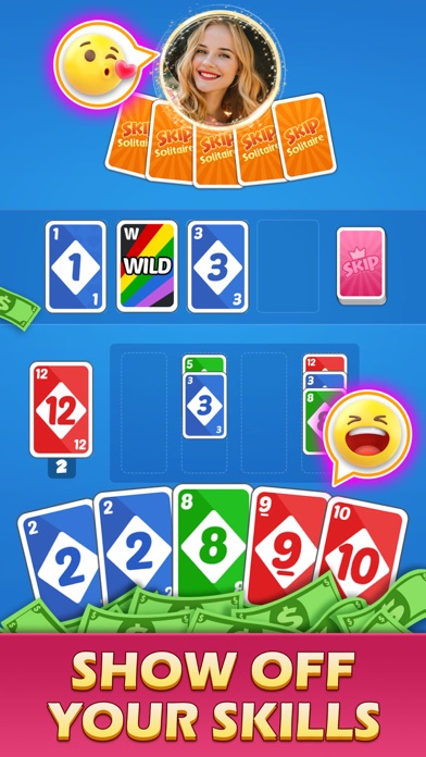 Скриншоты Skip Solitaire: Real Cash Game