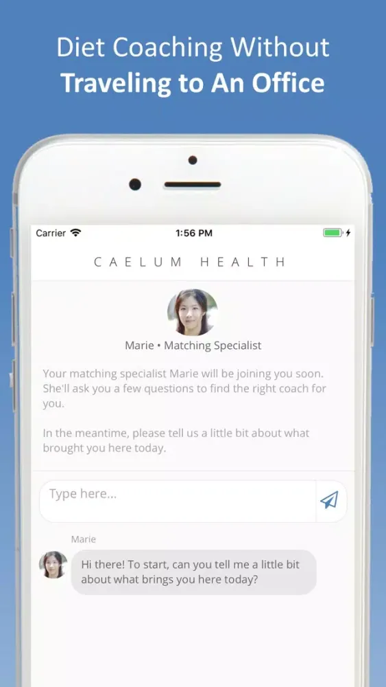 Zrzuty ekranu Caelum Health