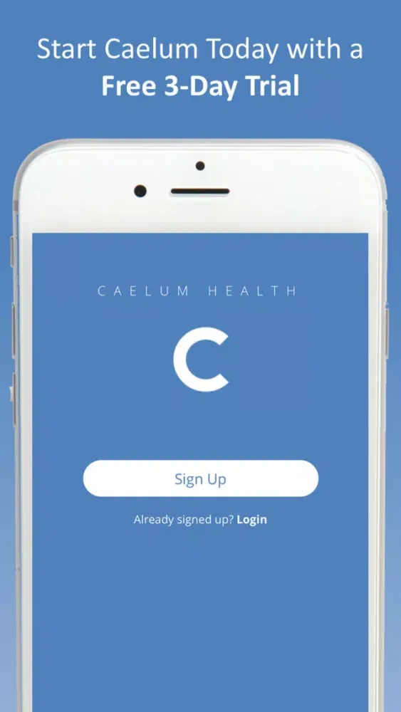 Zrzuty ekranu Caelum Health