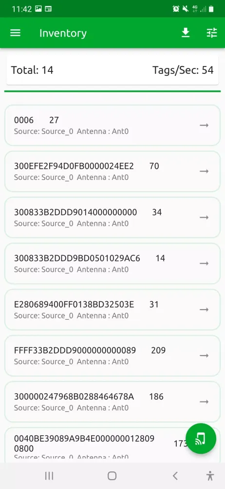 CAEN RFID easyController سکرین شاٹس