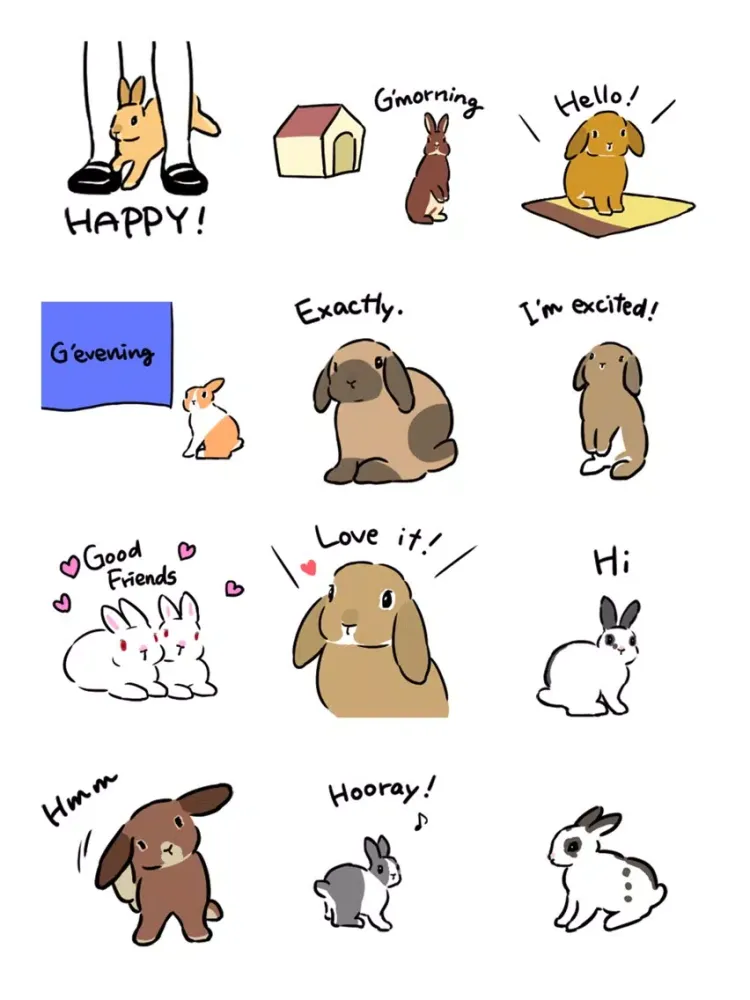 Скриншоты Schinako's Happy Bunnies vol.2 iPad 