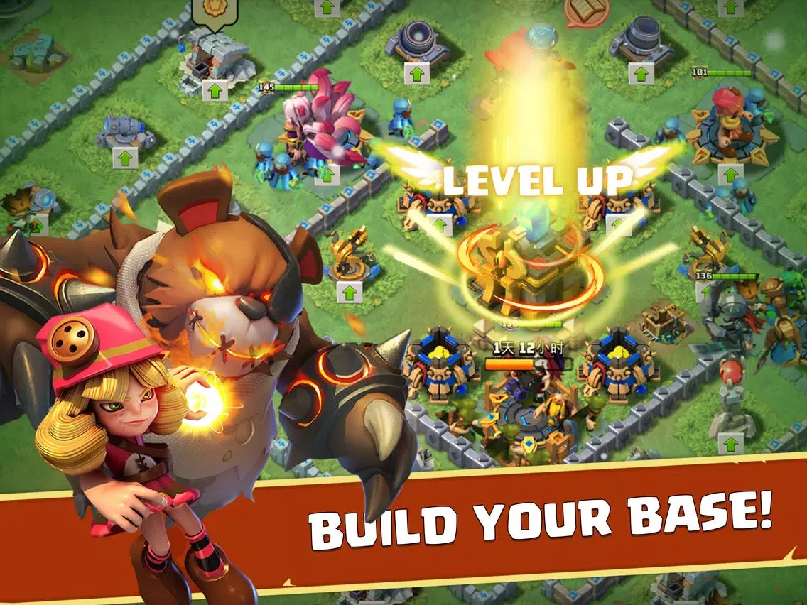 Ảnh chụp màn hình của Heroes Clash - Zombies War iPad 