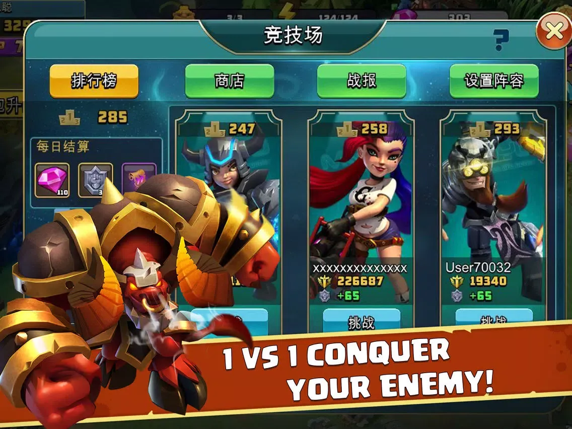 Ảnh chụp màn hình của Heroes Clash - Zombies War iPad 