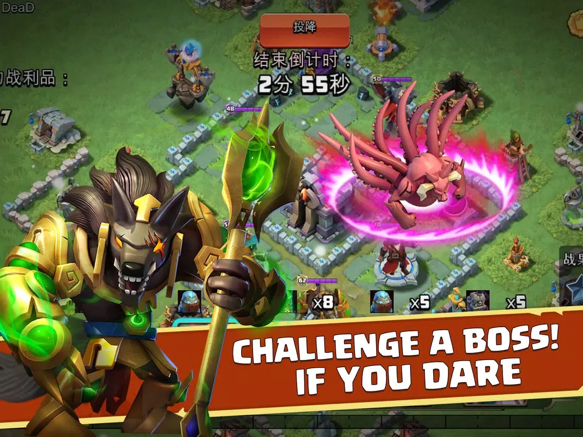 Ảnh chụp màn hình của Heroes Clash - Zombies War iPad 