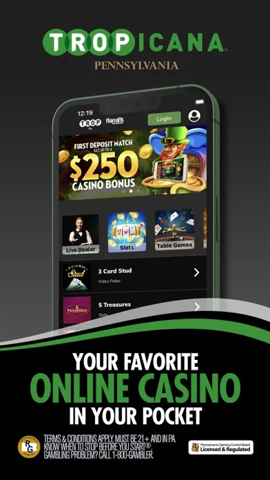 Zrzuty ekranu Tropicana Casino PA