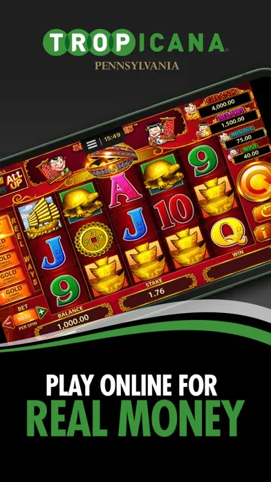 Zrzuty ekranu Tropicana Casino PA