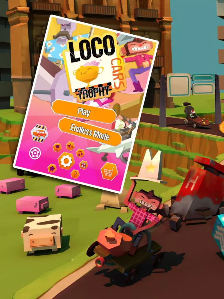 Loco Cars Trophy iPad 应用截图