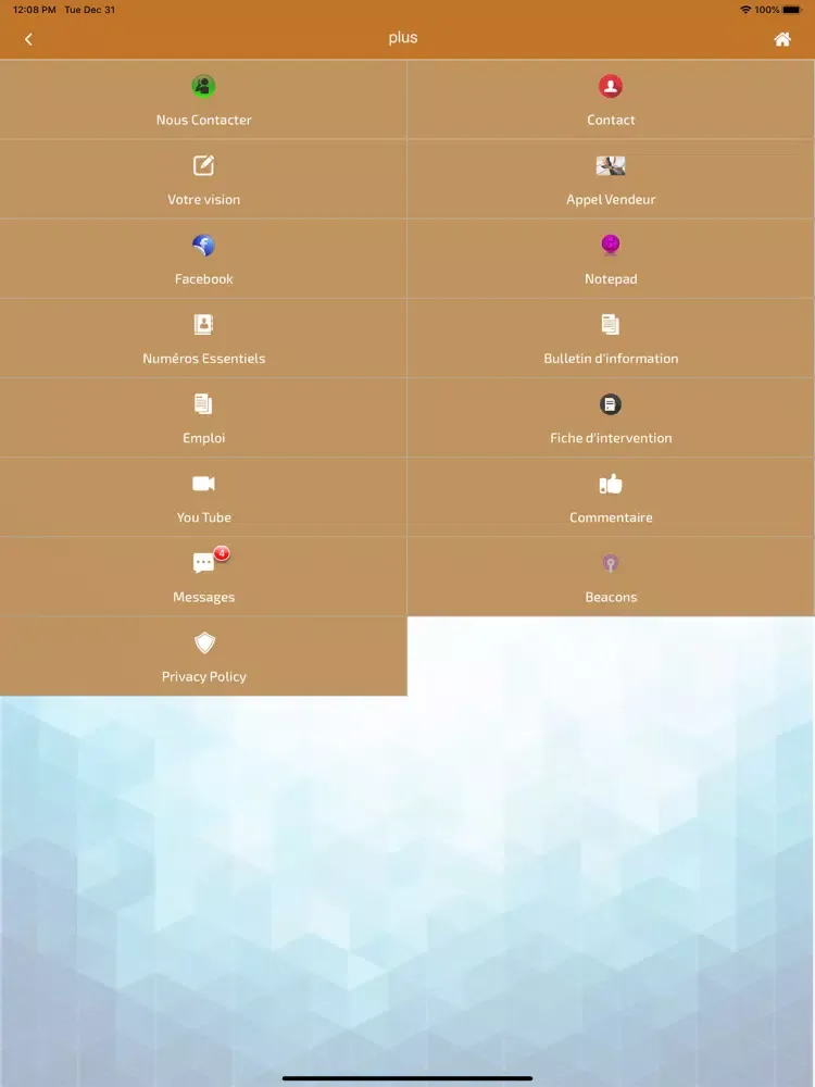 CreateApp Europa iPad  स्क्रीनशॉट