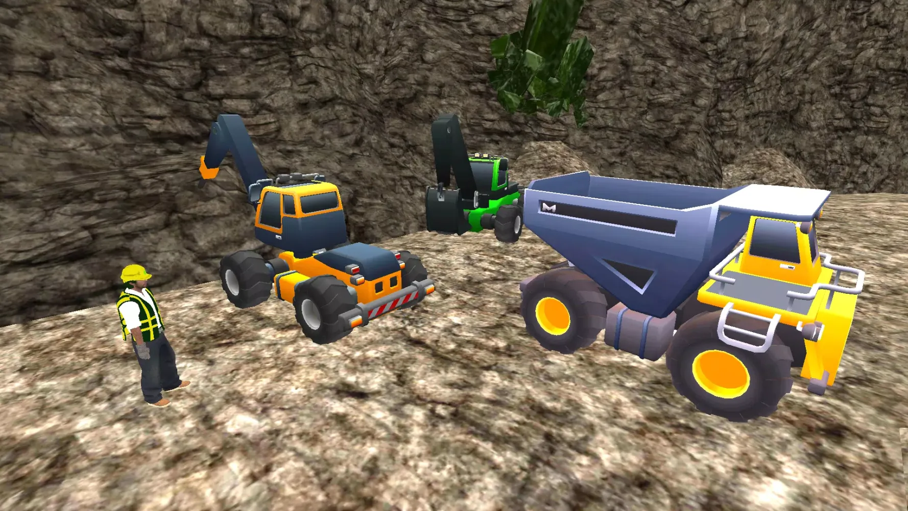 Uphill Tunnel Excavator Game Screenshots