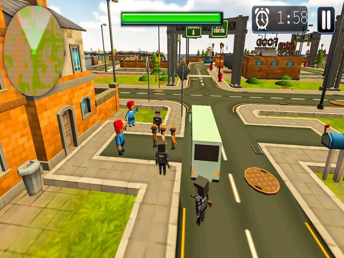 Capturas de tela do Vegas City Crime Simulator iPad 