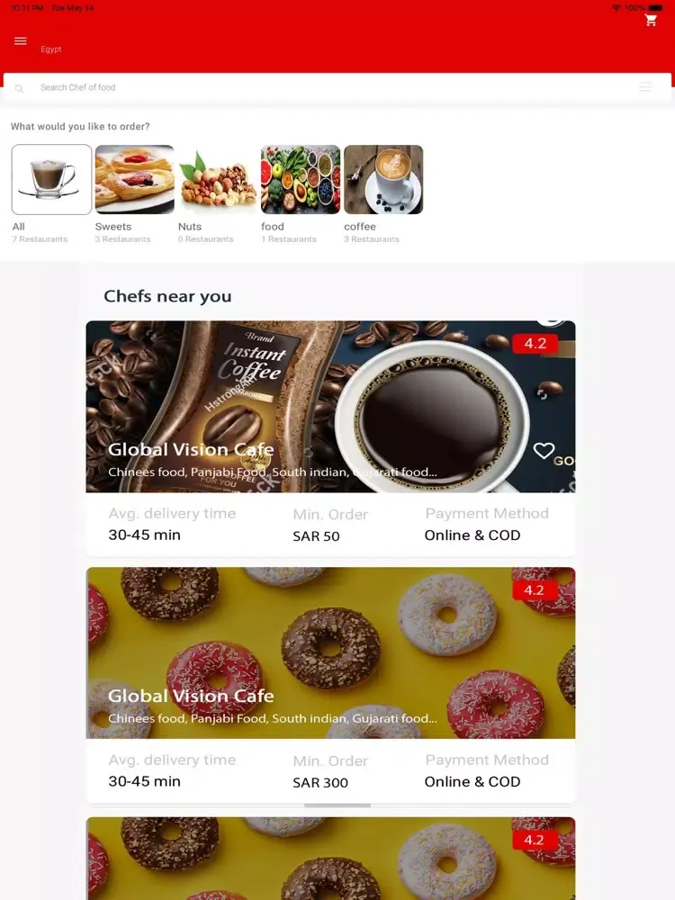 COVA USER iPad  スクリーンショット