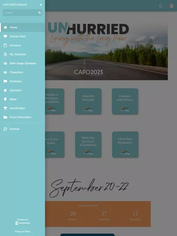 Tangkapan skrin CAFO2023 iPad 