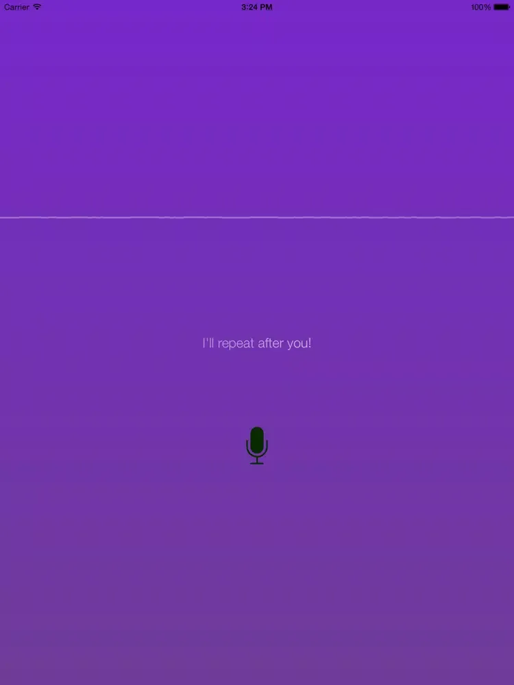 Voice Parrot iPad  Screenshots