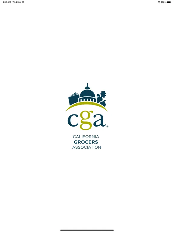 Screenshot di California Grocers Association iPad 