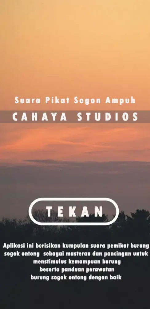 Suara Pikat Sogon Ampuh স্ক্রিনশট