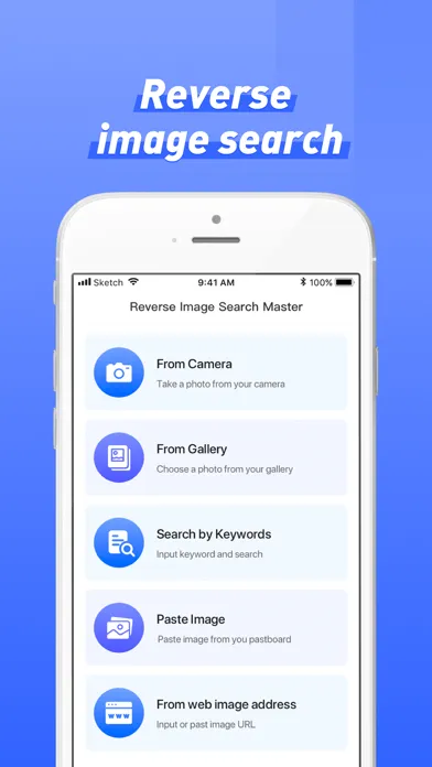 Ảnh chụp màn hình của Reverse Image Search Master