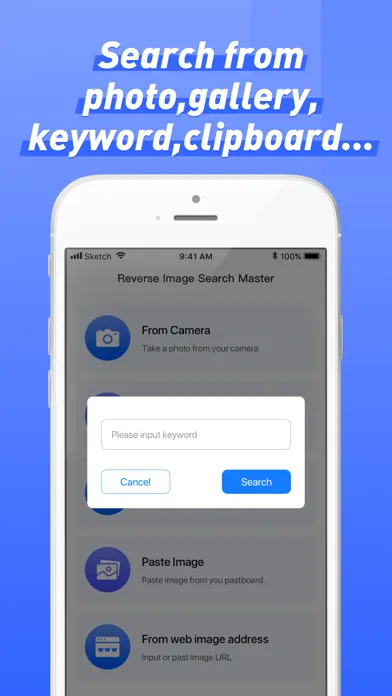Ảnh chụp màn hình của Reverse Image Search Master