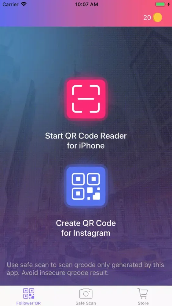 QRCode Generator for IG Screenshots
