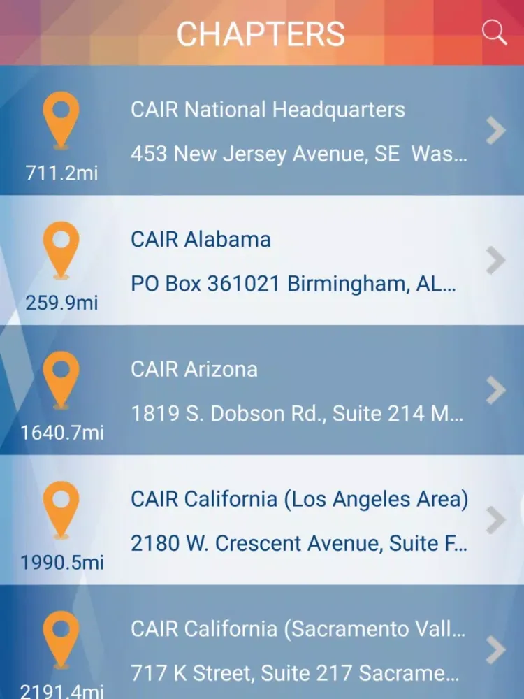 CAIR iPad 應用截圖