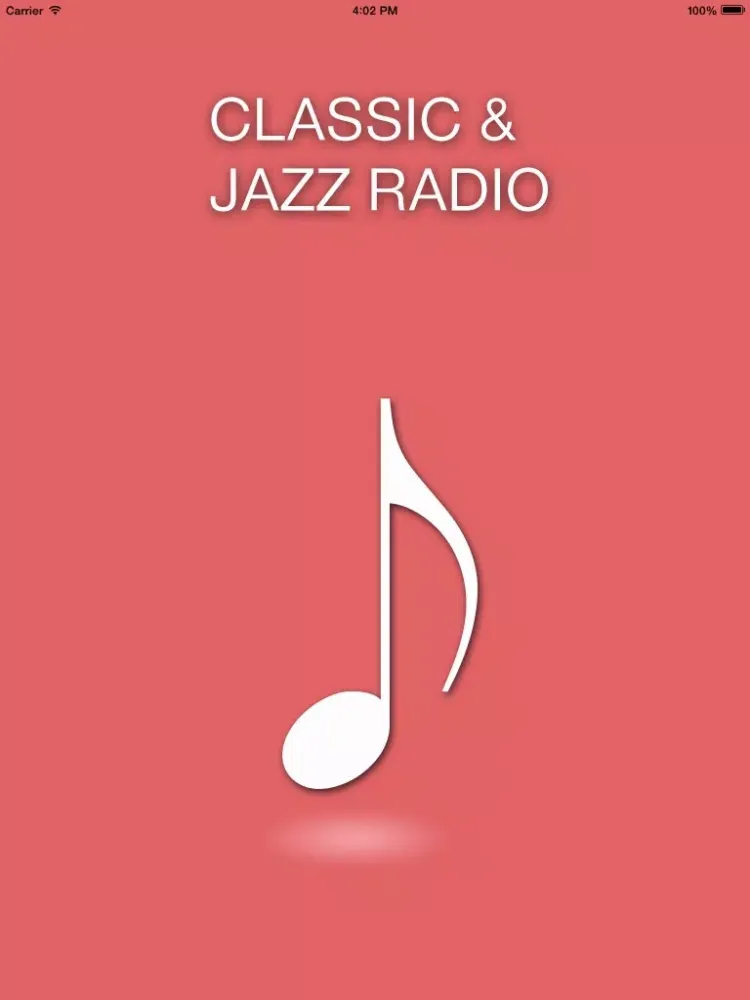 Скриншоты Classic and Jazz Radio iPad 