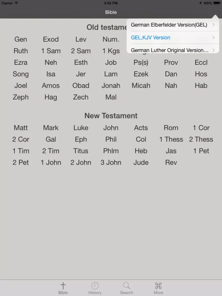 Glory Bible - German Version iPad  Ekran Görüntüleri