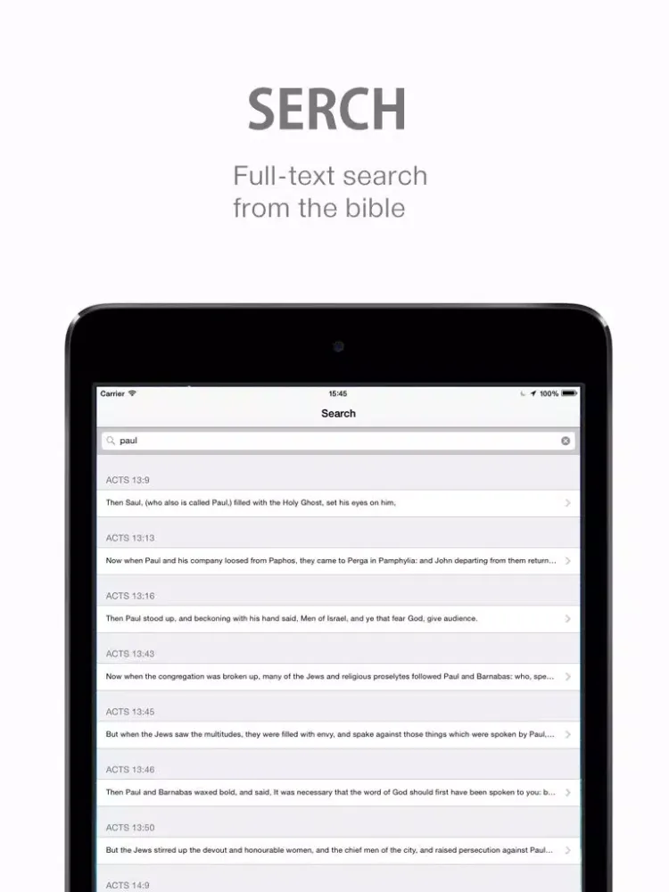 Capturas de tela do Glory Bible - Spanish Version iPad 