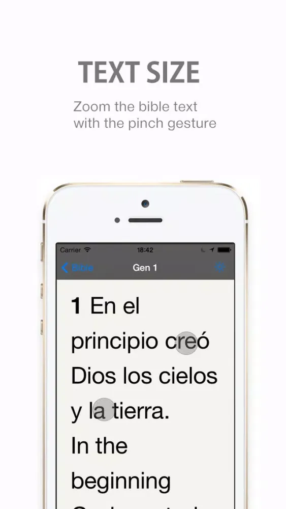 Capturas de tela do Glory Bible - Spanish Version