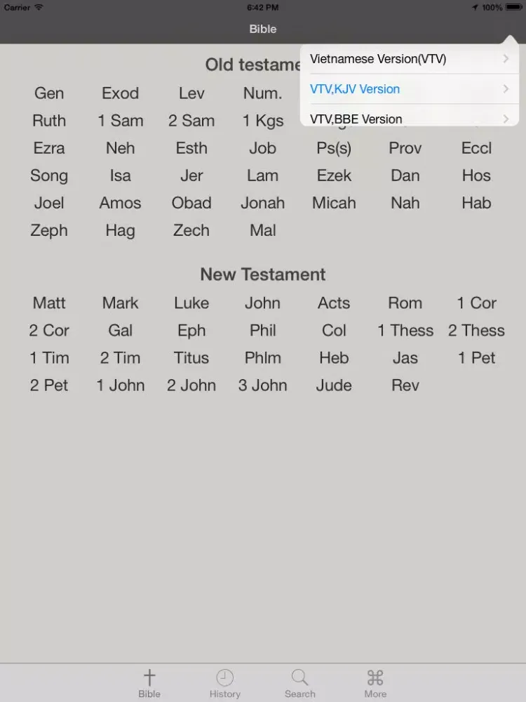 Capturas de pantalla de Glory Bible - Vietnamese Version iPad 