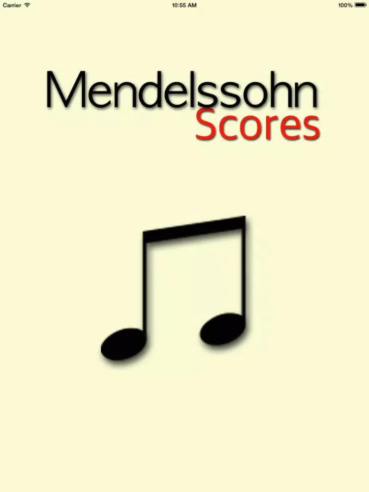 Mendelssohn Scores iPad  Ekran Görüntüleri