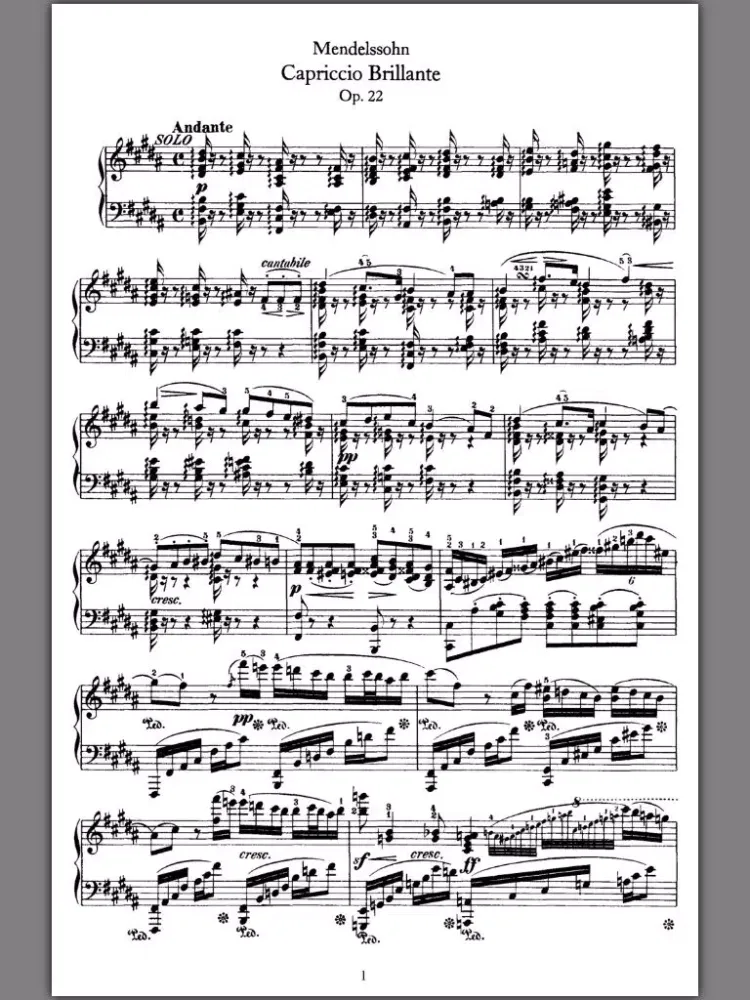 Mendelssohn Scores iPad  Ekran Görüntüleri