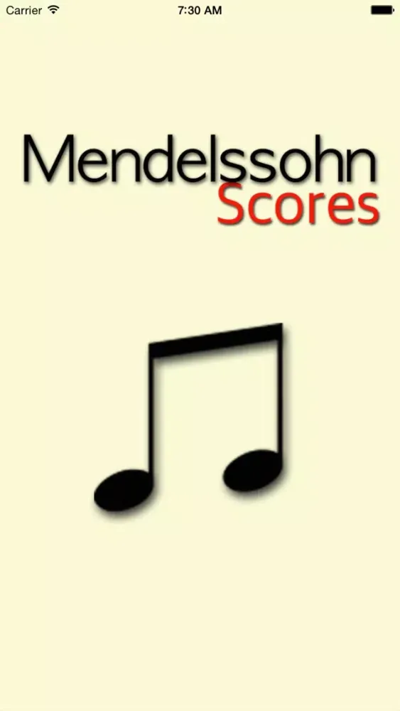 Mendelssohn Scores Ekran Görüntüleri