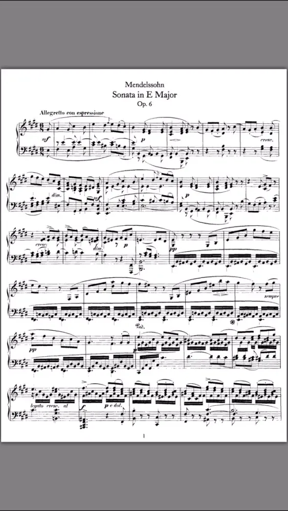 Mendelssohn Scores Ekran Görüntüleri