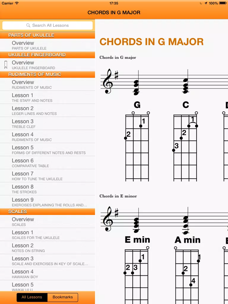 UkuleleMethod iPad  Screenshots