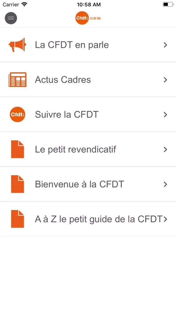 CFDT CE NORMANDIE スクリーンショット