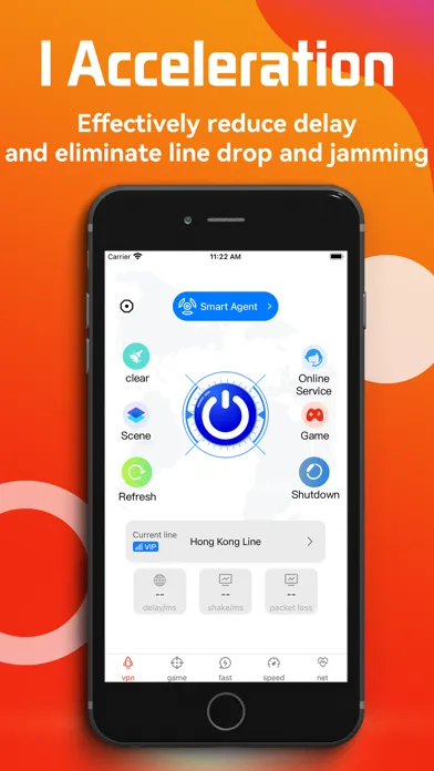 Ảnh chụp màn hình của ins vpn network accelerator