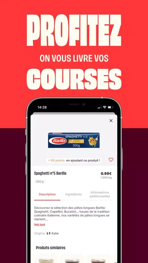 Cajoo - Livraison de courses سکرین شاٹس