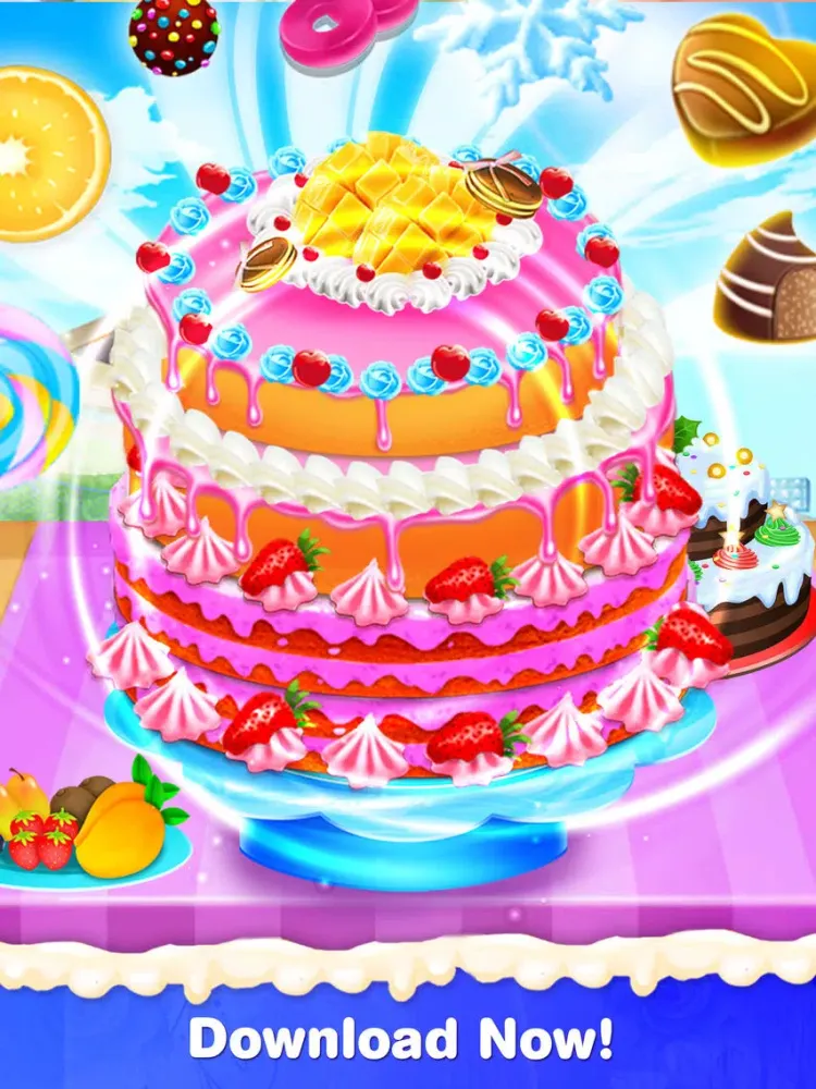 تصاویر Cake Maker - Cake & Cooking Maker Games iPad 