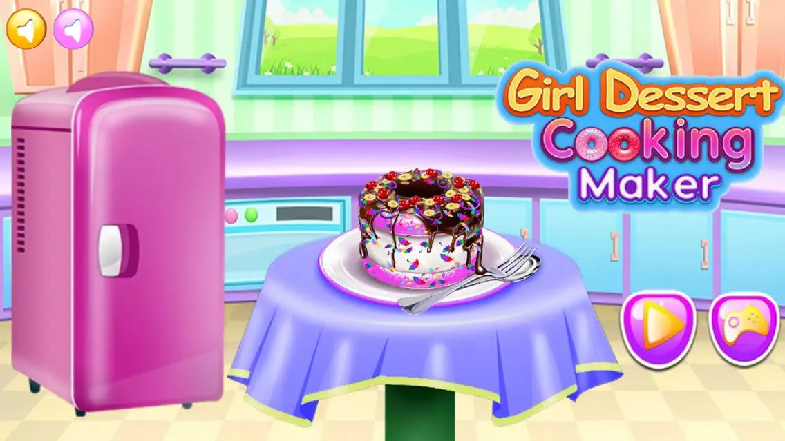 Girl Dessert Cooking Maker 스크린샷