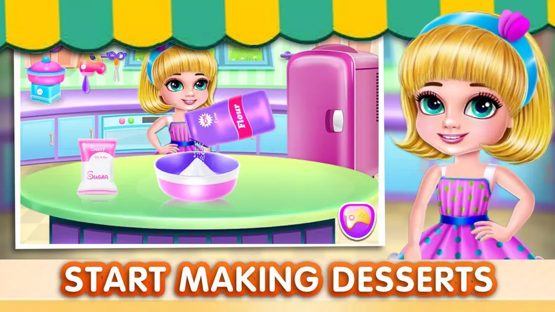 Girl Dessert Cooking Maker 스크린샷