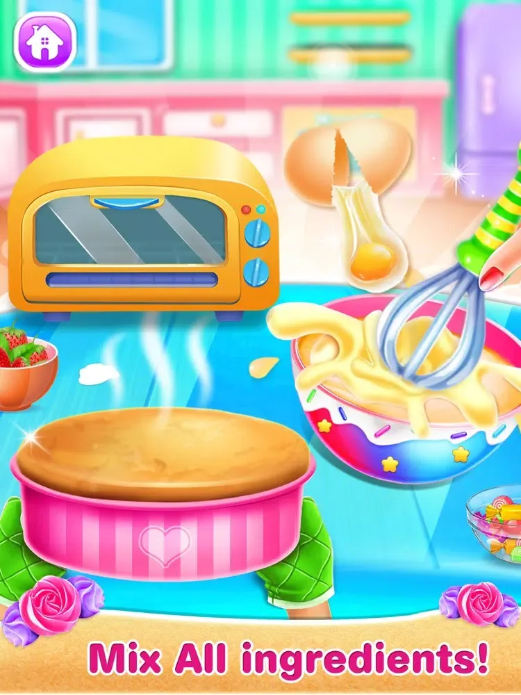 ภาพหน้าจอของ Ice Cream Cake Mania-Girl Game iPad 