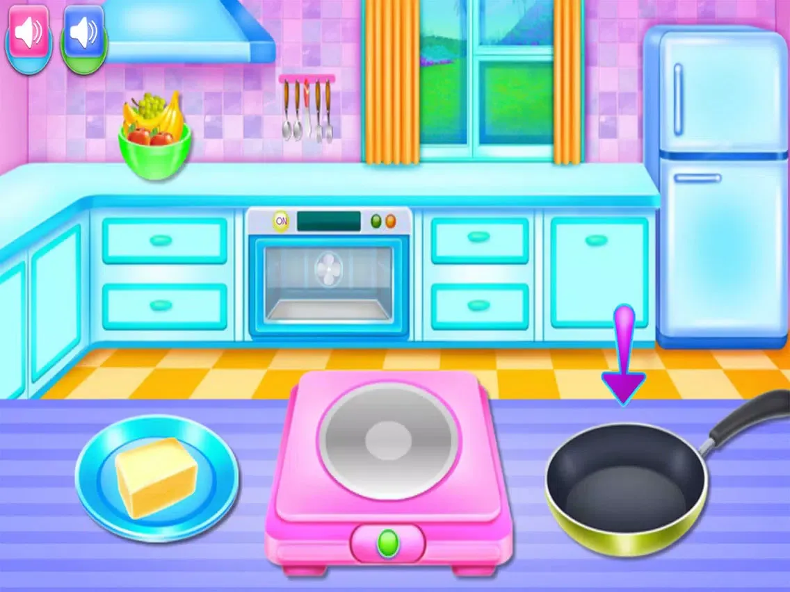 Capturas de tela do cake cooking doll house game iPad 