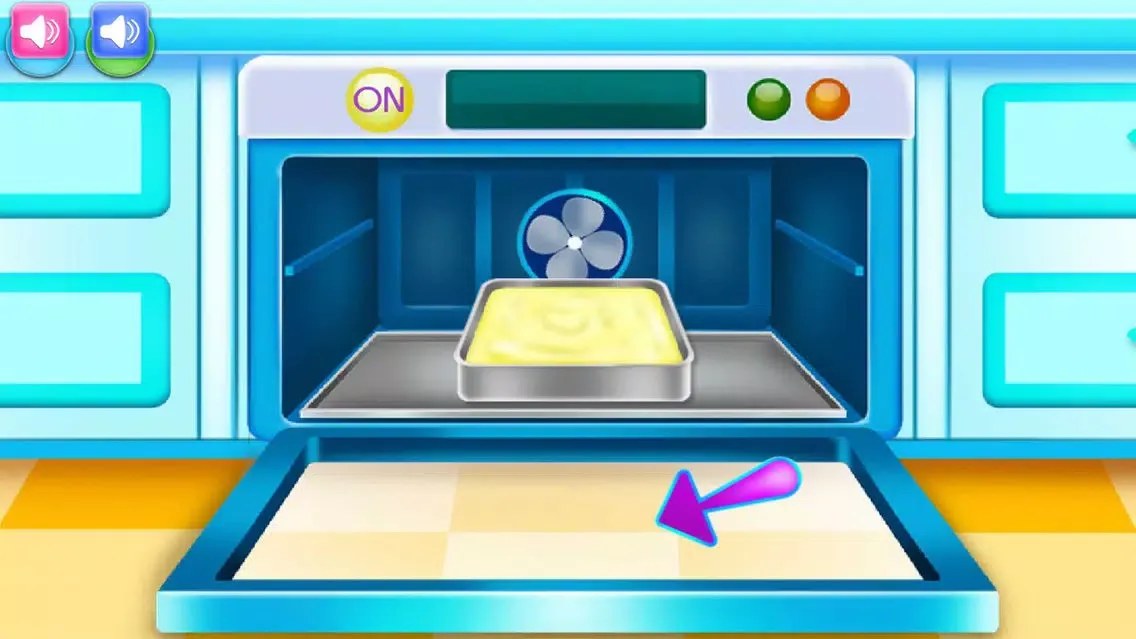 Capturas de tela do cake cooking doll house game