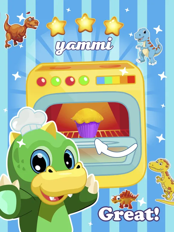 Dinosaur candy factory iPad  سکرین شاٹس