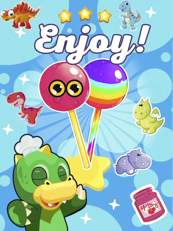 Dinosaur candy factory iPad  سکرین شاٹس