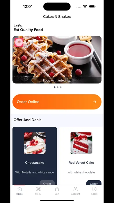 Cakes N Shakes-Order Online স্ক্রিনশট
