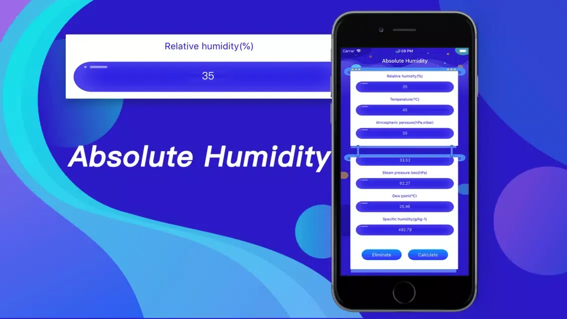 Zrzuty ekranu Absolute Humidity!